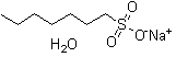 structure of CAS# 207300-90-1, 1-庚烷磺酸钠盐一水合物
