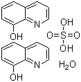 structure of CAS# 207386-91-2, 8-羟基喹啉硫酸盐水合物