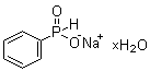 Sodium benzenephosphinate hydrate molecular structure (CAS 207605-43-4)