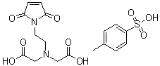 CAS 登录号：207612-93-9, N-(羧甲基)-N-[2-(2,5-二氢-2,5-二氧代-1H-吡咯-1-基)乙基]甘氨酸单(4-甲基苯磺酸)盐