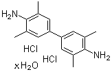 structure of CAS# 207738-08-7, 3,3',5,5'-四甲基-[1,1'-联苯]-4,4'-二胺盐酸盐水合物