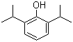 structure of CAS# 2078-54-8, Propofol