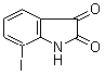 structure of CAS# 20780-78-3, 7-Iodoisatin