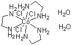 structure of CAS# 207802-43-5, (OC-6-11)-三(1,2-乙二胺)钴三氯化物二水合物