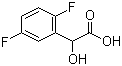 structure of CAS# 207853-61-0, 2,5-二氟扁桃酸
