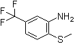 CAS 登录号：207974-07-0, 2-(甲硫基)-5-三氟甲基苯胺