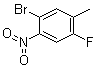 structure of CAS# 208165-95-1, 5-Bromo-2-fluoro-4-nitrotoluene
