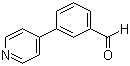structure of CAS# 208190-04-9, 3-Pyrid-4-ylbenzaldehyde