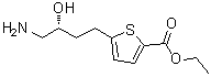 CAS 登录号：208337-84-2, 5-[(3R)-4-氨基-3-羟基丁基]-2-噻吩羧酸乙酯