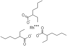 CAS # 20845-92-5, Rhodium tris(2-ethylhexanoate)