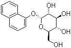 structure of CAS# 208647-48-7, 1-萘基 alpha-D-吡喃葡萄糖苷