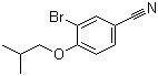 structure of CAS# 208665-95-6, 3-Bromo-4-isobutoxybenzonitrile