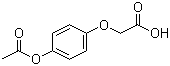 structure of CAS# 20872-29-1, 4-乙酰氧基苯氧乙酸
