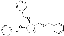 CAS # 208755-43-5, 1,4-Dideoxy-1,4-epithio-2,3,5-tris-O-(phenylmethyl)-L-arabinitol