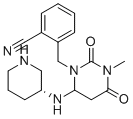 CAS 登录号：2089611-85-6, 2-[[3-甲基-2,4-二氧代-6-[[(3R)-哌啶-3-基]氨基]-1,3-二嗪农-1-基]甲基]苯甲腈