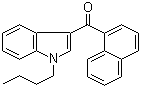 1-丁基-3-(1-萘甲酰基)吲哚分子结构 (CAS 208987-48-8)