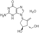 structure of CAS# 209216-23-9, 恩替卡韦一水合物
