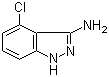 structure of CAS# 20925-60-4, 4-氯-1H-吲唑-3-胺