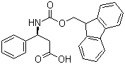 structure of CAS# 209252-15-3, Fmoc-(S)-3-氨基-3-苯基丙酸