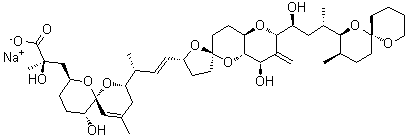 structure of CAS# 209266-80-8, 冈田软海绵酸钠盐