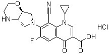 CAS 登录号：209342-41-6, 非那沙星盐酸盐