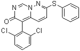 CAS # 209409-98-3, 5-(2,6-Dichlorophenyl)-2-(phenylthio)-6H-pyrimido[1,6-b]pyridazin-6-one