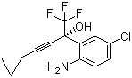 structure of CAS# 209414-27-7, (S)-1-(2-氨基-5-氯苯基)-1-三氟甲基-3-环丙基-2-丙炔-1-醇