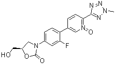 CAS 登录号：2095100-93-7, (5R)-3-[3-氟-4-[6-(2-甲基-2H-四唑-5-基)-1-氧代-3-吡啶基]苯基]-5-(羟基甲基)-2-恶唑烷酮