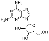 CAS 登录号：2096-10-8, 2-氨基腺嘌呤核苷, 2-氨基腺苷