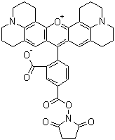 structure of CAS# 209734-74-7, 5-Carboxy-X-rhodamine SE