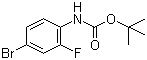 structure of CAS# 209958-42-9, N-Boc-4-Bromo-2-fluoroaniline