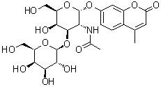 CAS # 210357-36-1, 7-[[2-(Acetylamino)-2-deoxy-3-O-beta-D-galactopyranosyl-alpha-D-galactopyranosyl]oxy]-4-methyl-2H-1-benzopyran-2-one