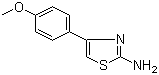 CAS 登录号：2104-04-3, 4-(4-甲氧基苯基)-1,3-噻唑-2-胺