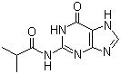 structure of CAS# 21047-89-2, N-(6,7-二氢-6-氧代-1H-嘌呤-2-基)-2-甲基丙酰胺