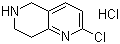 structure of CAS# 210539-05-2, 2-氯-5,6,7,8-四氢-1,6-萘啶盐酸盐