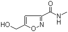 5-(羟甲基)-N-甲基异恶唑-3-甲酰胺分子结构 (CAS 210641-15-9)