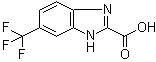 CAS # 2107-39-3, 6-(Trifluoromethyl)-2-benzimidazolecarboxylic acid