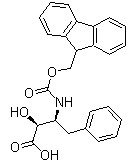 (alphaS,betaS)-beta-[[芴甲氧羰基]氨基]-alpha-羟基苯丁酸分子结构 (CAS 210754-59-9)