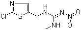 CAS # 210880-92-5 (205510-53-8), Clothianidin, (E)-1-(2-Chloro-1,3-thiazol-5-ylmethyl)-3-methyl-2-nitroguanidine