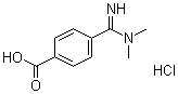 CAS # 210963-78-3, 4-[(Dimethylamino)iminomethyl]benzoic acid monohydrochloride