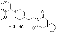 CAS # 21102-95-4, 8-[2-[4-(2-Methoxyphenyl)-1-piperazinyl]ethyl]-8-azaspiro[4.5]decane-7,9-dione hydrochloride