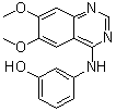structure of CAS# 211555-08-7, 3-[(6,7-二甲氧基-4-喹唑啉基)氨基]苯酚