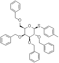 CAS 登录号：211678-08-9, 4-甲基苯基 2,3,4,6-四-O-(苯基甲基)-1-硫代-beta-D-吡喃半乳糖苷