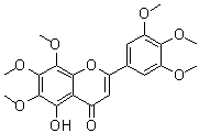 CAS # 21187-73-5, Gardenin A, 5-Hydroxy-3',4',5',6,7,8-hexamethoxyflavone, 5-Hydroxy-6,7,8,3',4',5'-hexamethoxyflavone, Gardenin, Gardenin A, NSC 94889