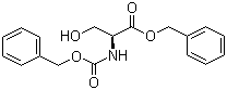 structure of CAS# 21209-51-8, N-苄氧羰基-L-丝氨酸苄酯