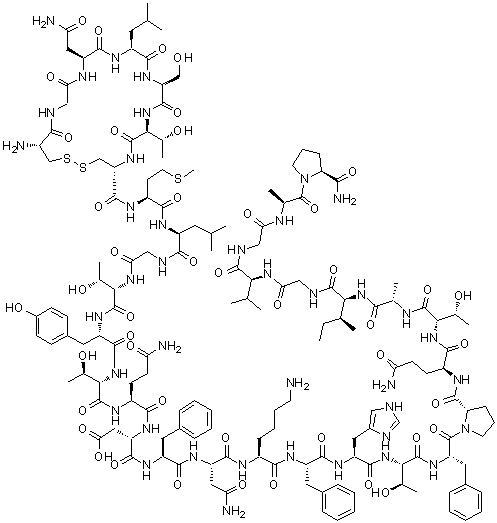 structure of CAS# 21215-62-3, 降钙素(1-32)
