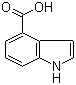 CAS 登录号：2124-55-2, 吲哚-4-羧酸