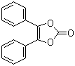 structure of CAS# 21240-34-6, 4,5-二苯基-1,3-二氧戊环烯-2-酮