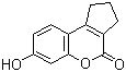 CAS 登录号：21260-41-3, 7-羟基-2,3-二氢-1H-环戊并[c]苯并吡喃-4-酮