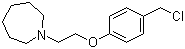 CAS # 212771-30-7, 1-[2-[4-(Chloromethyl)phenoxy]ethyl]hexahydro-1H-azepine